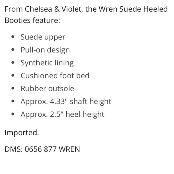 Chelsea & Violet Wren Light Brown Suede Heeled Booties Asymmetrical Boots Sz 8 - Picture 8 of 16